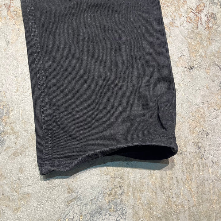 #4192 古着　Lee/リー/Black Denim Pants/ブラックデニムパンツ/RELAKED FIT/サイズ42×30