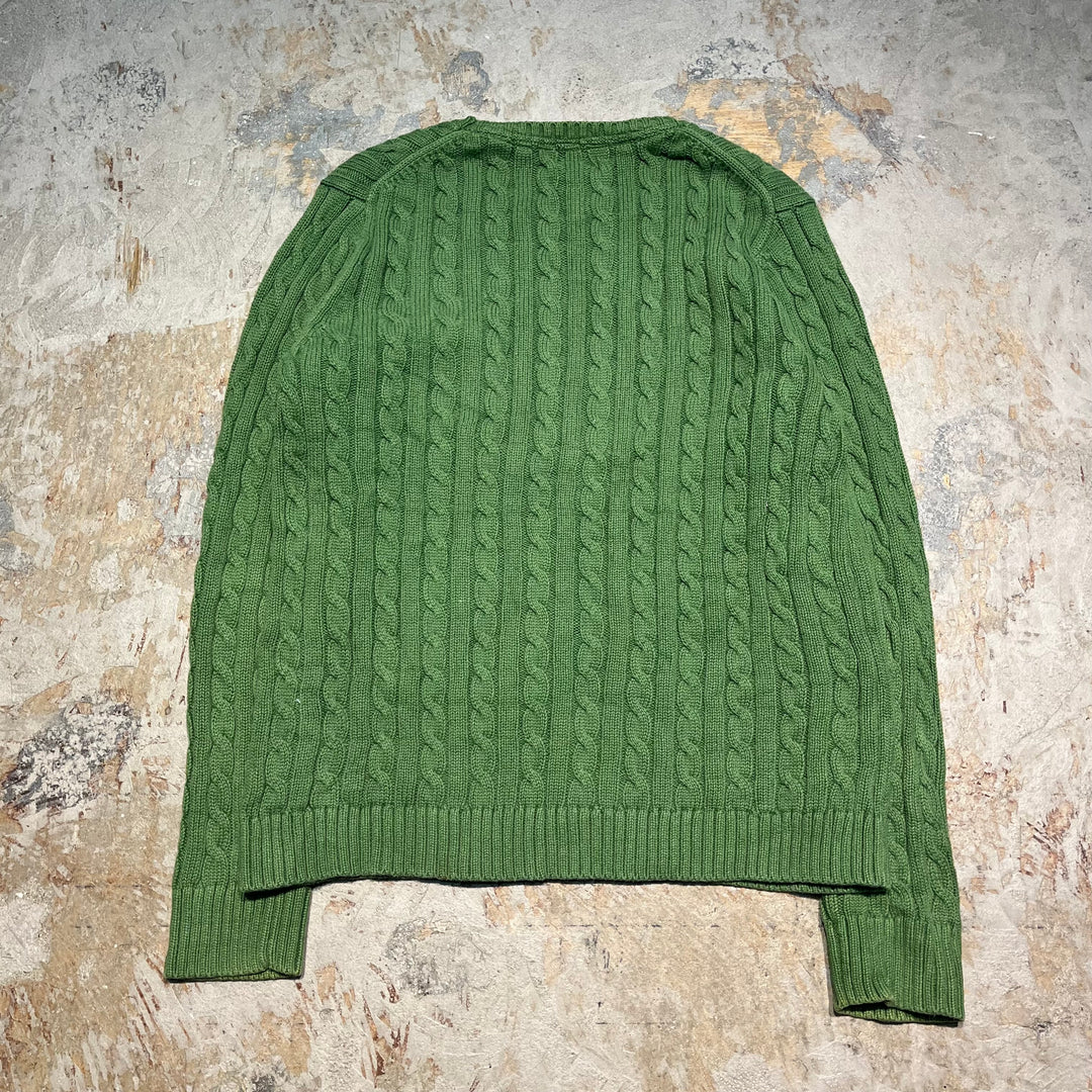 #3373 L.L.Bean/エルエルビーン/Crew neck cotton knit/クルーネックコットンニット/サイズL