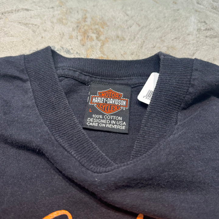 古着 USA製 Harley-Davidson/ハーレーダビッドソン/ プリントTシャツ/ サイズL