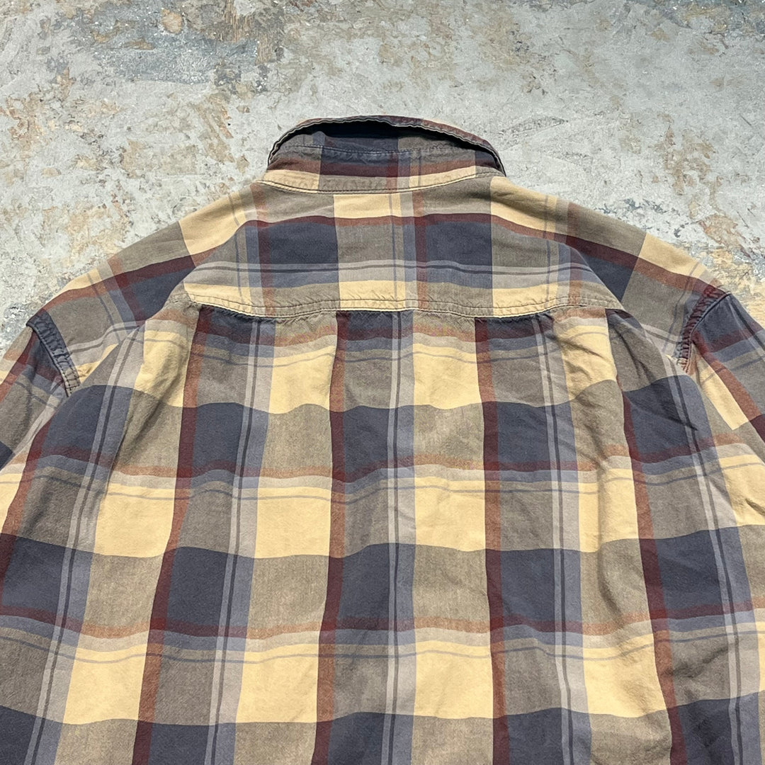 #4366 古着 Carhartt/カーハート/Long Sleeve Button Down Shirt/長袖ボタンダウンシャツ/チェック柄/サイズL
