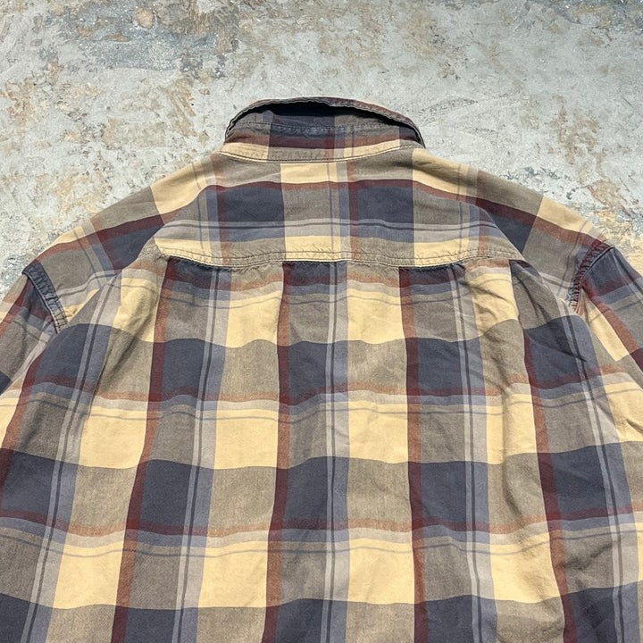 #4366 古着 Carhartt/カーハート/Long Sleeve Button Down Shirt/長袖ボタンダウンシャツ/チェック柄/サイズL