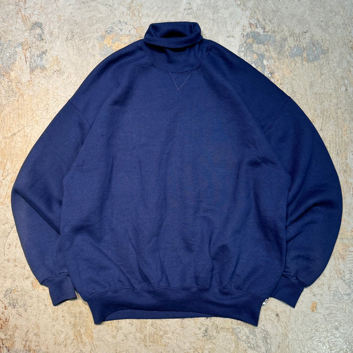 古着 USA製 90's ~ RUSSELL/ ラッセル/ LACROSSE/ タートルネックスウェット/ サイズXXL