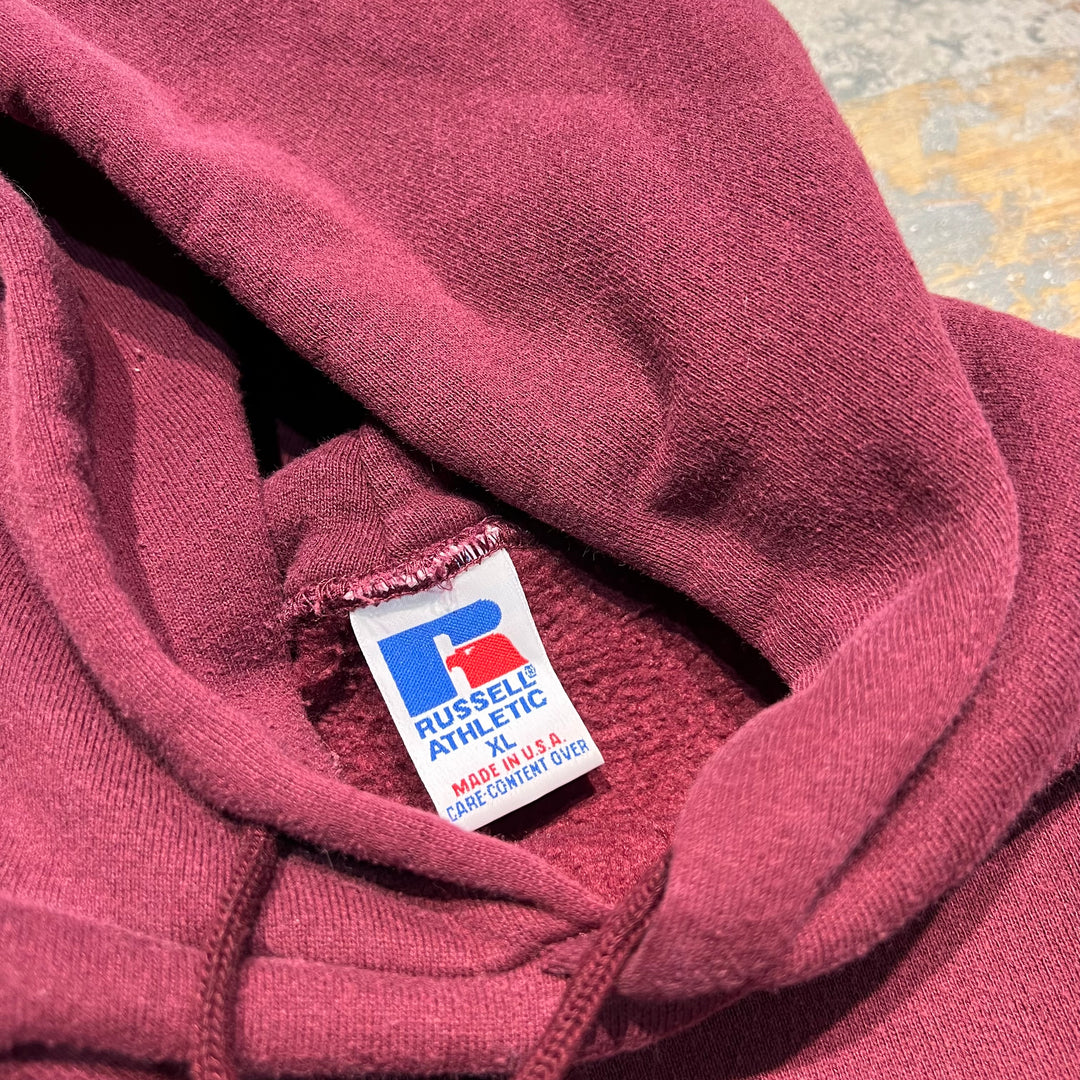 #3562 古着/Russell/ラッセル/Blank Pullorver  Parker/ブランクプルオーバーパーカー/無地/MADE IN USA/サイズXL