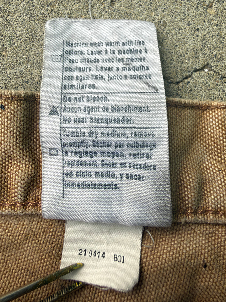 Carhartt Black Faded Duck Painter Pants W30 L30