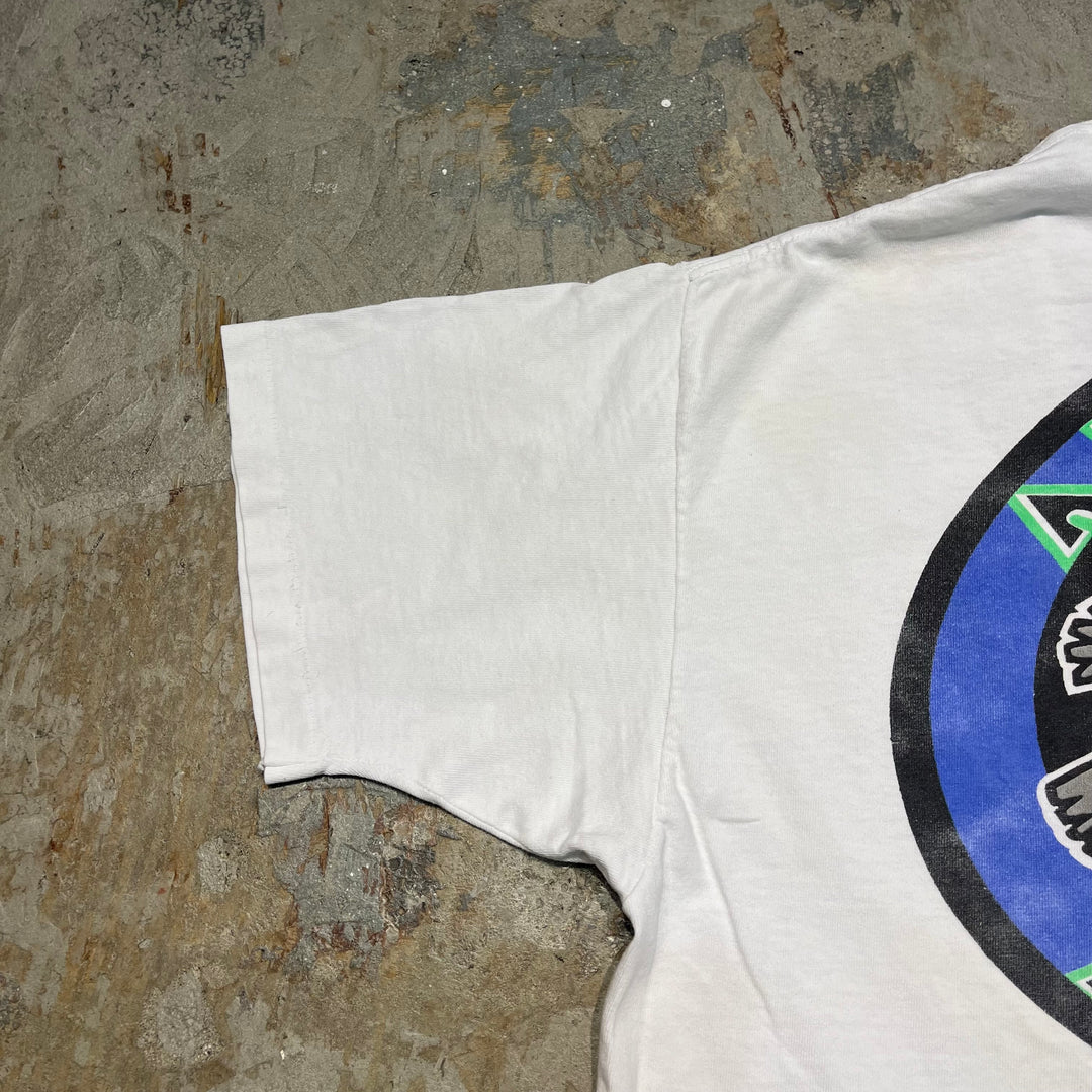 古着 90's AIRWALK/エアウォーク/ヴィンテージ シングルステッチ プリントTシャツ/サイズXL相当