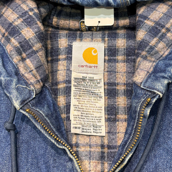 古着 Carhartt/ カーハート/ アクティブジャケット/ ダック地/ 裏地ブランケット/ サイズM
