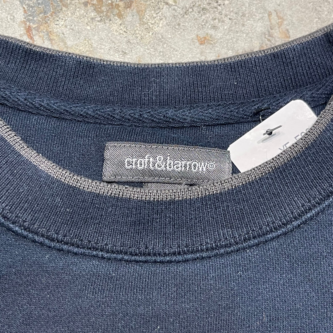 #4111 古着 Unknow/Crew Neck Sweat Shirt/クルーネックスウェット/アニマル刺繍/サイズXL