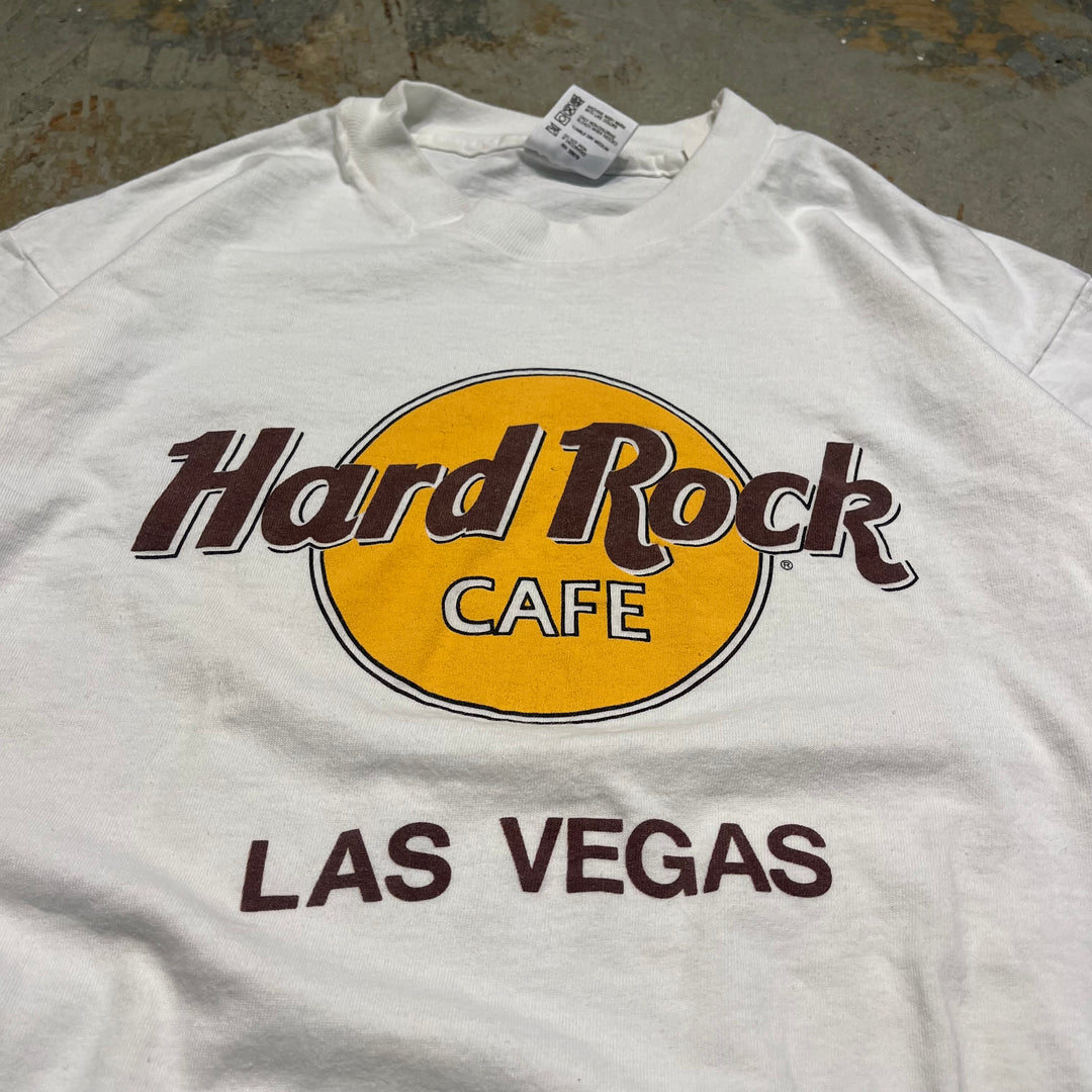 古着 USA製 90's HARD ROCK CAFE Las Vegas/ハードロックカフェ/企業系/プリントTシャツ / サイズM