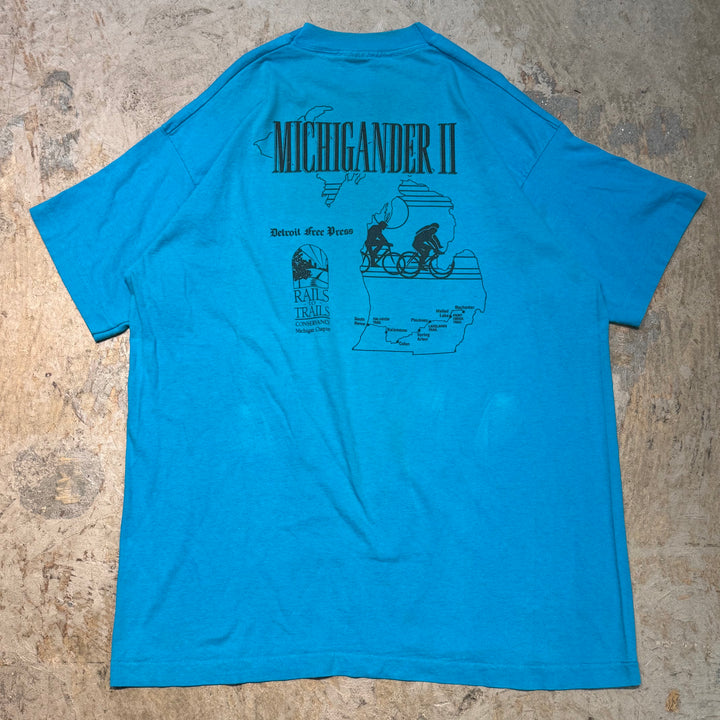 古着 USA製 90's FRUIT OF THE LOOM/ フルーツオブザルーム/ プリントTシャツ/ シングルステッチ/ サイズXL