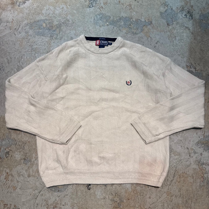 古着 CHAPS/ チャップス/ クルーネックニットセーター/ サイズL