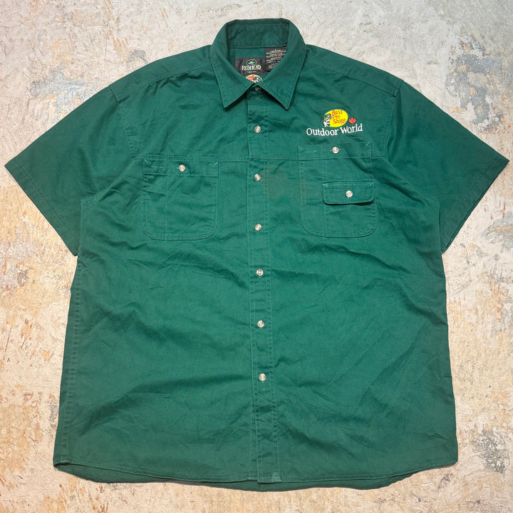 古着 REDHEAD/レッドヘッド/ BOSS PRO SHOPS/ ワークシャツ/ サイズL