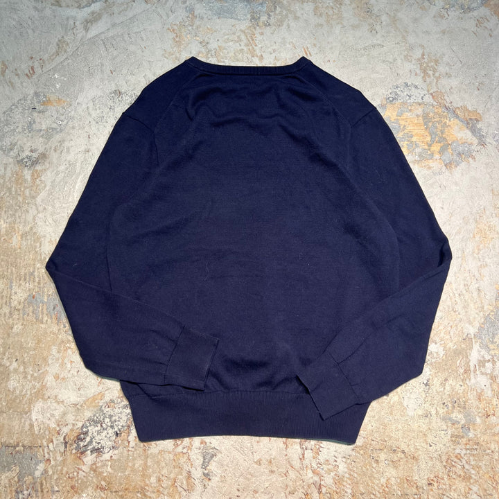 #3705 古着 POLO by Ralph Lauren/ラルフローレン /PIMA Cotton knit V Neck Sweatrer/ピマコットンニット Ｖネックセーター/サイズM