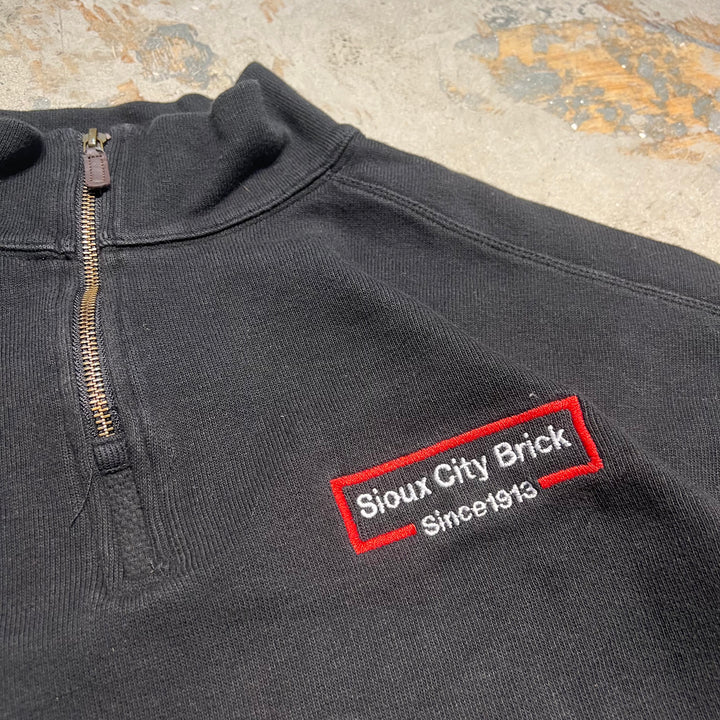 #1976 古着 Unknow/Half zip sweat/ハーフジップスウェット/サイズ2XL