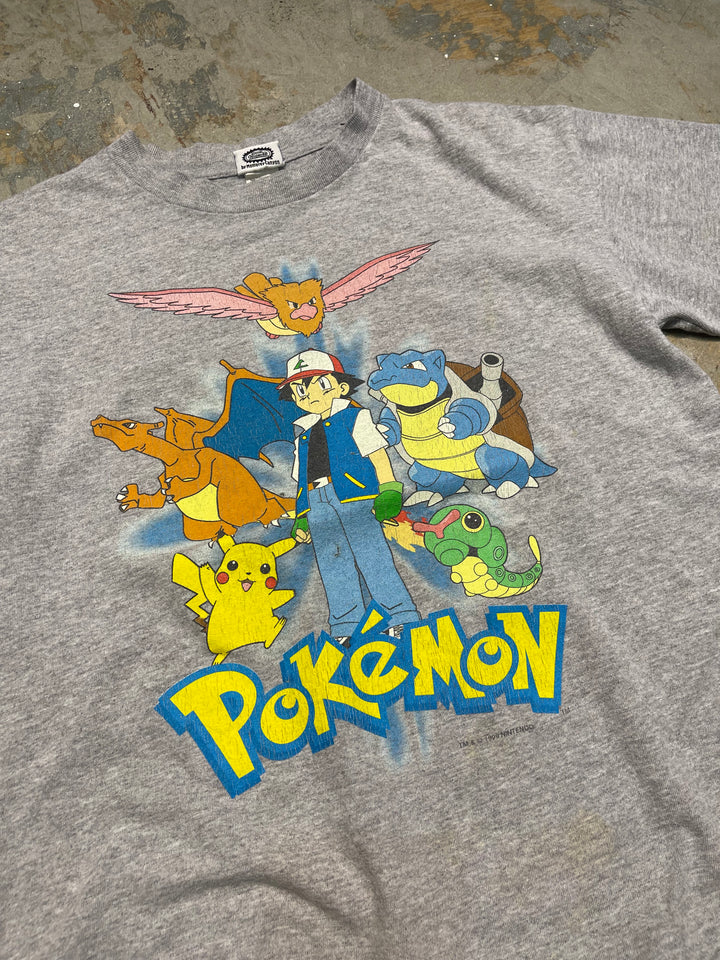 #MA150 古着 USA製 99's Pokemon/ポケモン / 初代 / Nintendo/任天堂 / プリントTシャツ/サイズM相当