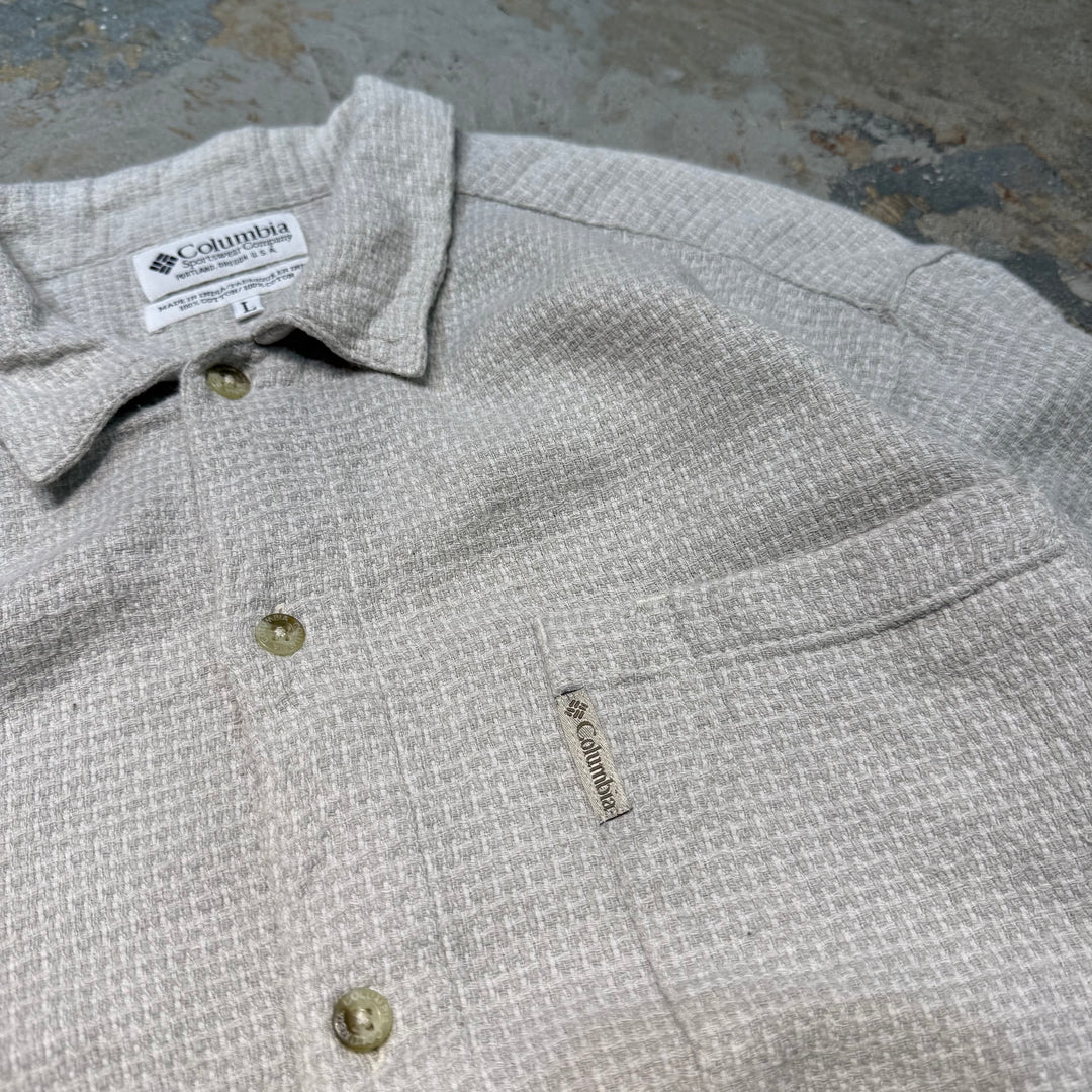 古着 Columbia/ コロンビア/ 半袖シャツ/ チェック柄/ サイズL