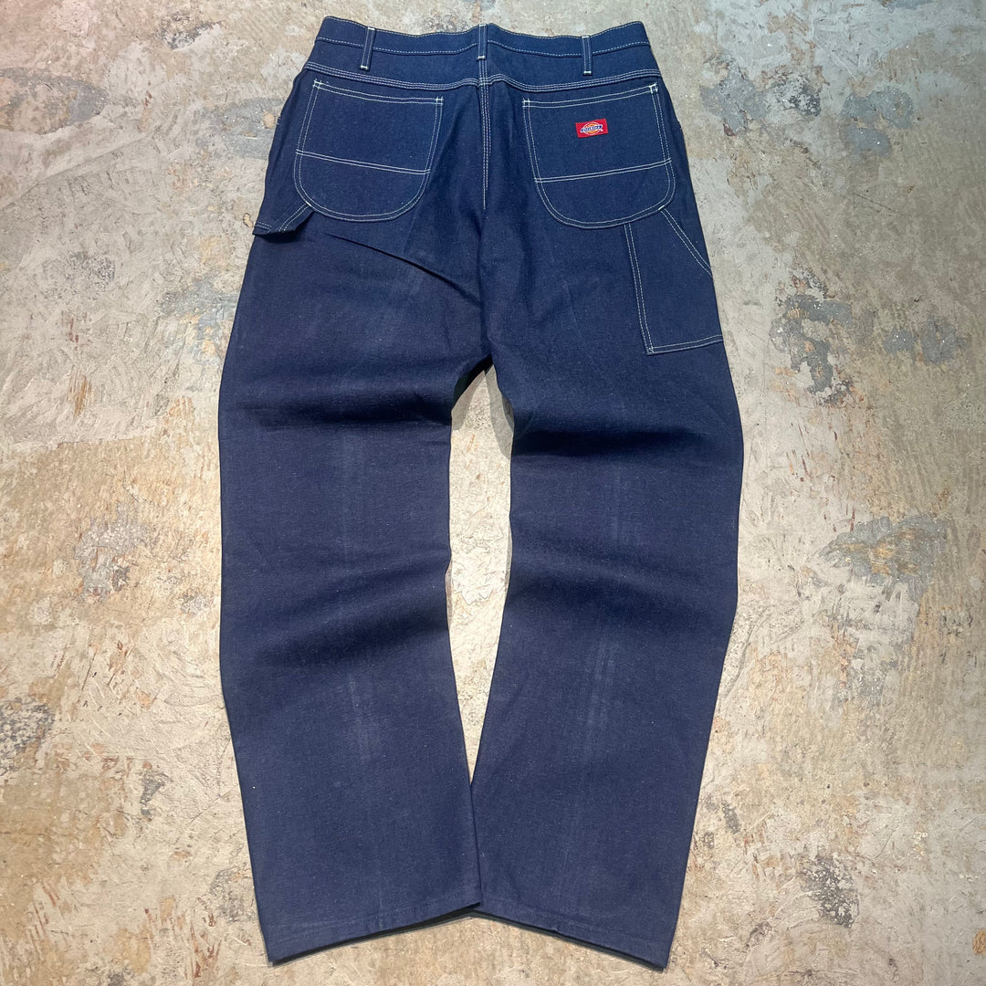 古着 90's Dickies/ ディッキーズ/ ペインターデニムパンツ / 実寸サイズ35×33
