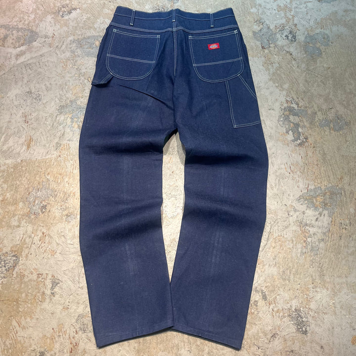 古着 90's Dickies/ ディッキーズ/ ペインターデニムパンツ / 実寸サイズ35×33
