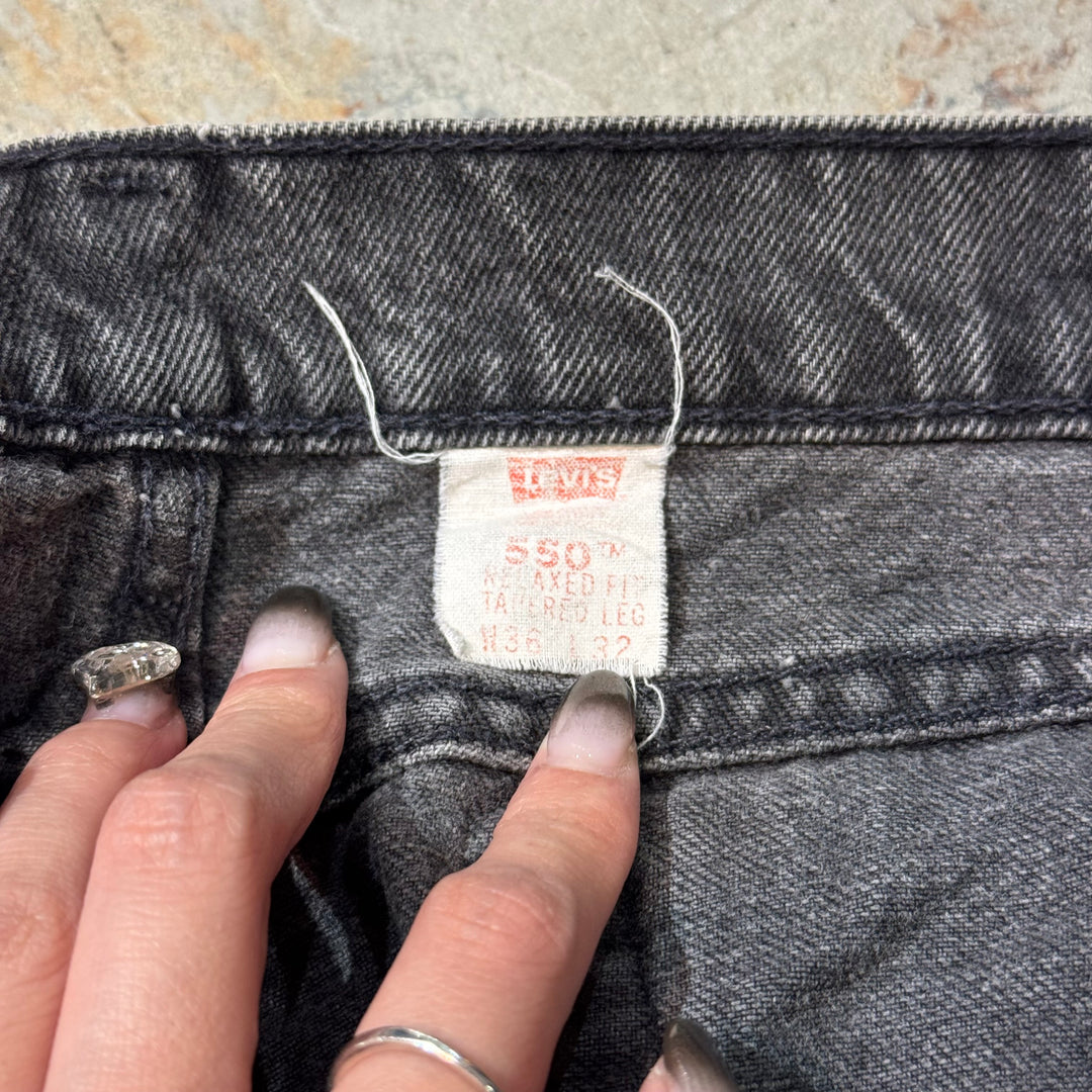 古着 USA製 Levi's/ リーバイス/ Denim Pants/デニムパンツ/ 550/ サイズ35×28