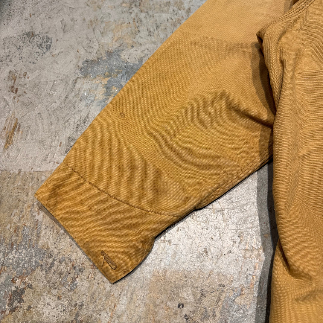 古着 USA製 90's~ Carhartt/ カーハート/ ミシガンチョアコート/ ダック地/襟コーデュロイ/裏地ブランケット/ サイズM相当