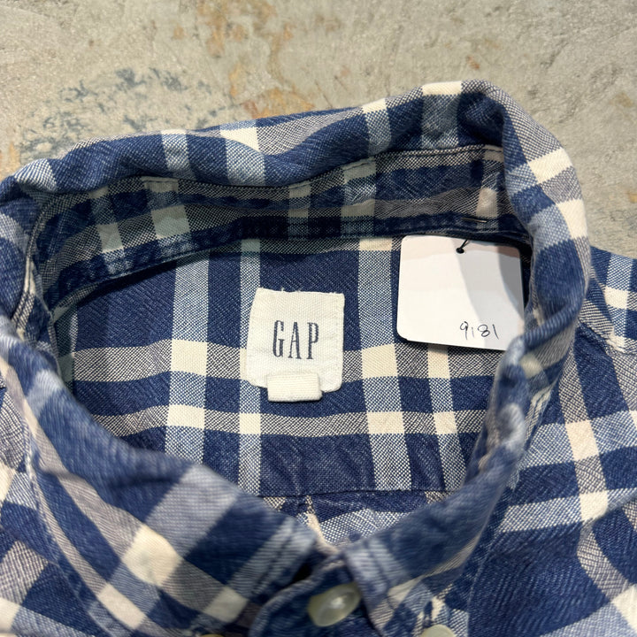 古着 GAP/ ギャップ/  ボタンダウン長袖シャツ/ チェック柄/ サイズL