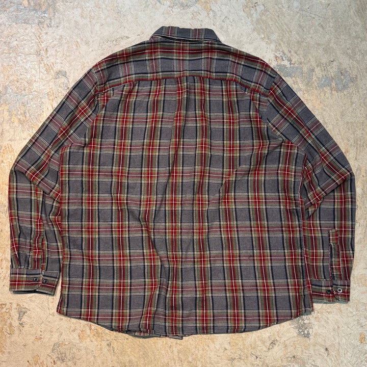 古着 L.L.Bean/エルエルビーン/ ボタンダウン長袖シャツ/ チェック柄/ サイズXL