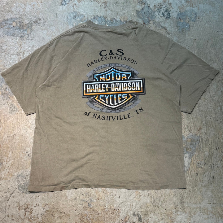古着 USA製 Harley-Davidson/ハーレーダビッドソン/ プリントTシャツ/ シングルステッチ/ サイズXL
