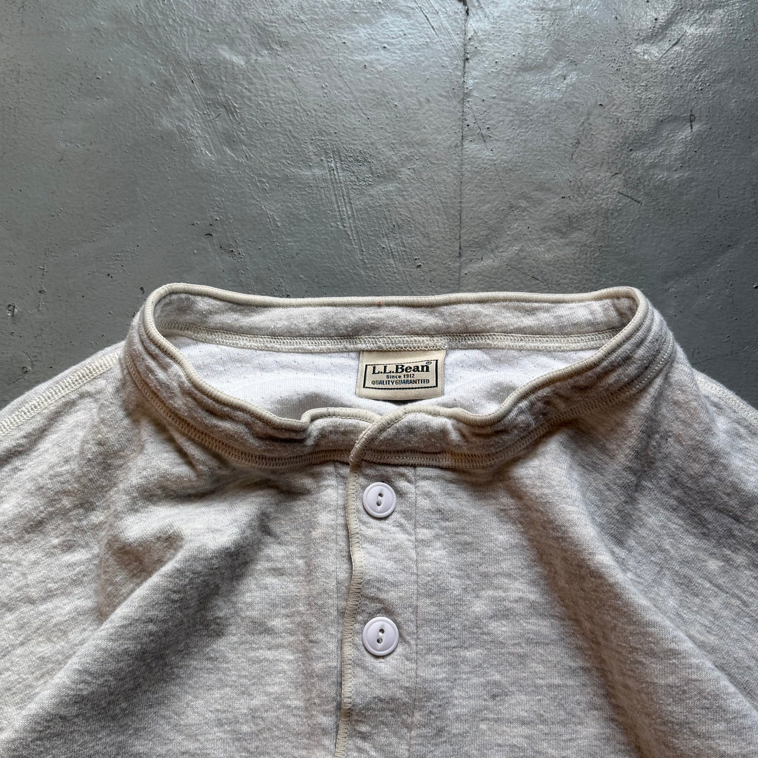 古着 CNADA製 90's~ L.L.Bean/エルエルビーン/ ヘンリーネック/ サイズL