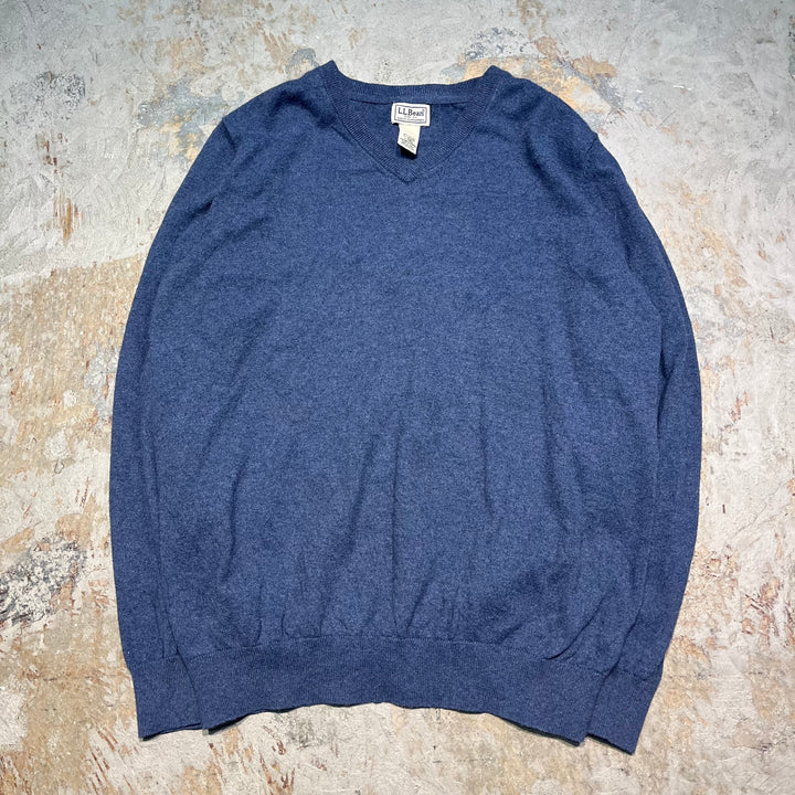 #3700古着/ラルフローレン/POLObyRalphLauren/コットンニット/Cottonknit/Ｖネック/サイズL
