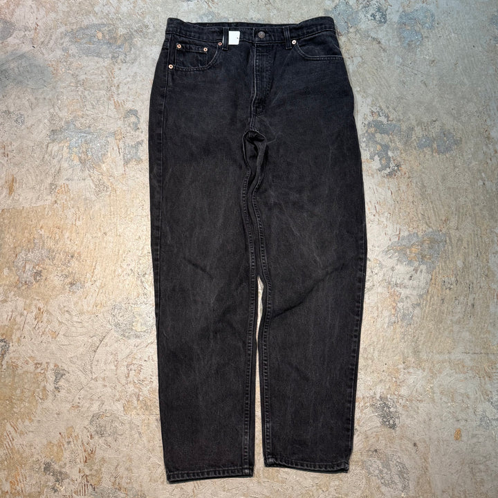 古着 USA製 95's Levi's / リーバイス/ ブラックデニムパンツ/ 550/ 実寸サイズ33×31
