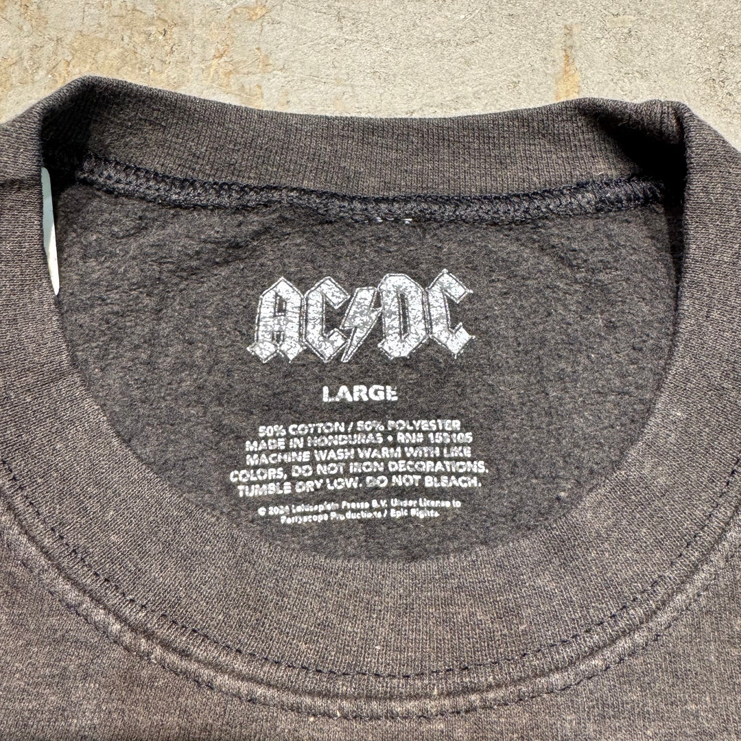 古着 AC/DC /エーシーディーシー/ クルーネックスウェット/ サイズL