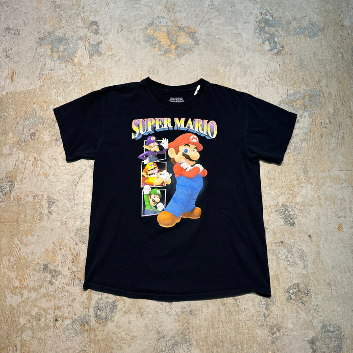 古着 SUPER MARIO/ スーパーマリオ/ キャラクターTシャツ/ サイズL