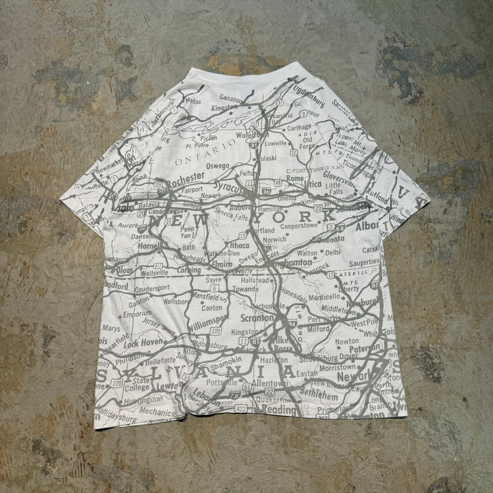 古着 USA製 SUN SPORTSWEAR/サン スポーツウェア/ シングルステッチ/ プリントTシャツ/サイズXL相当