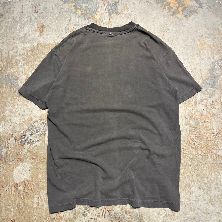 #4570 古着 91's Hanes/ヘインズ/short sleeve print t-shirt Tee/半袖プリントTシャツ/シングルステッチ/USA製/サイズL