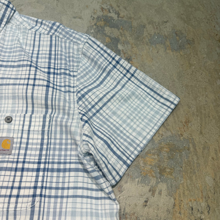 古着 carhartt/カーハート/ボタンダウン半袖シャツ/チェック柄/サイズXL