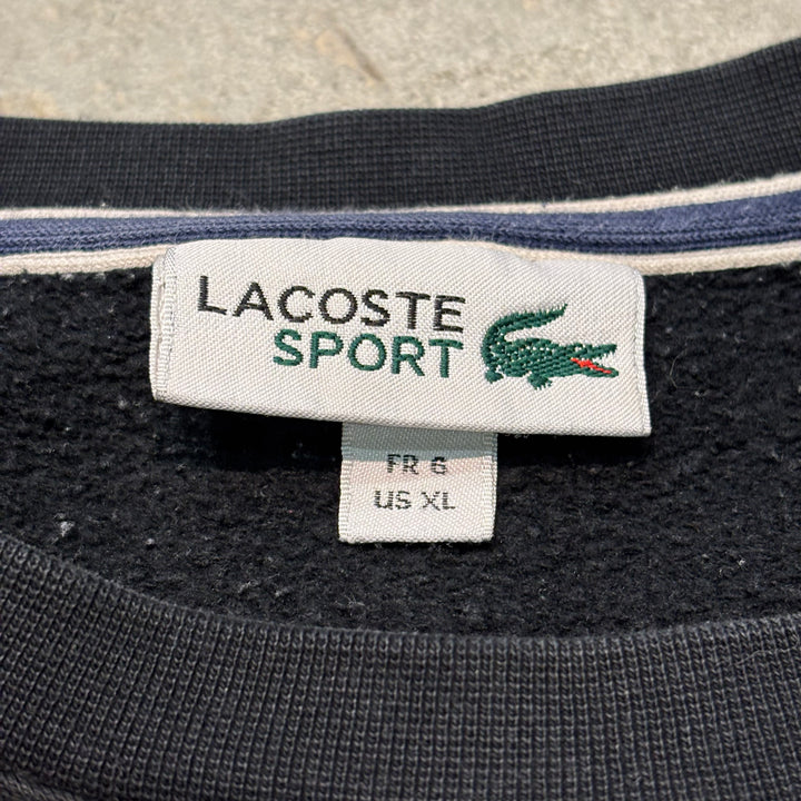 古着 LACOSTE SPORT/ ラコステスポーツ/ クルーネックスウェット/ サイズXL