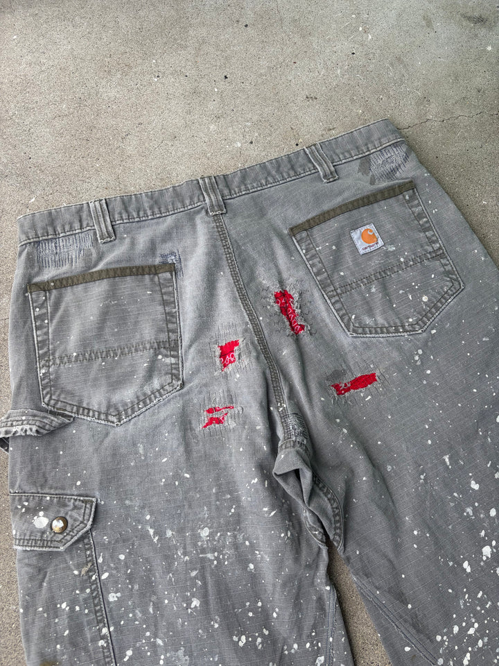 Carhartt Distressed Baggy Cargo Shorts W38