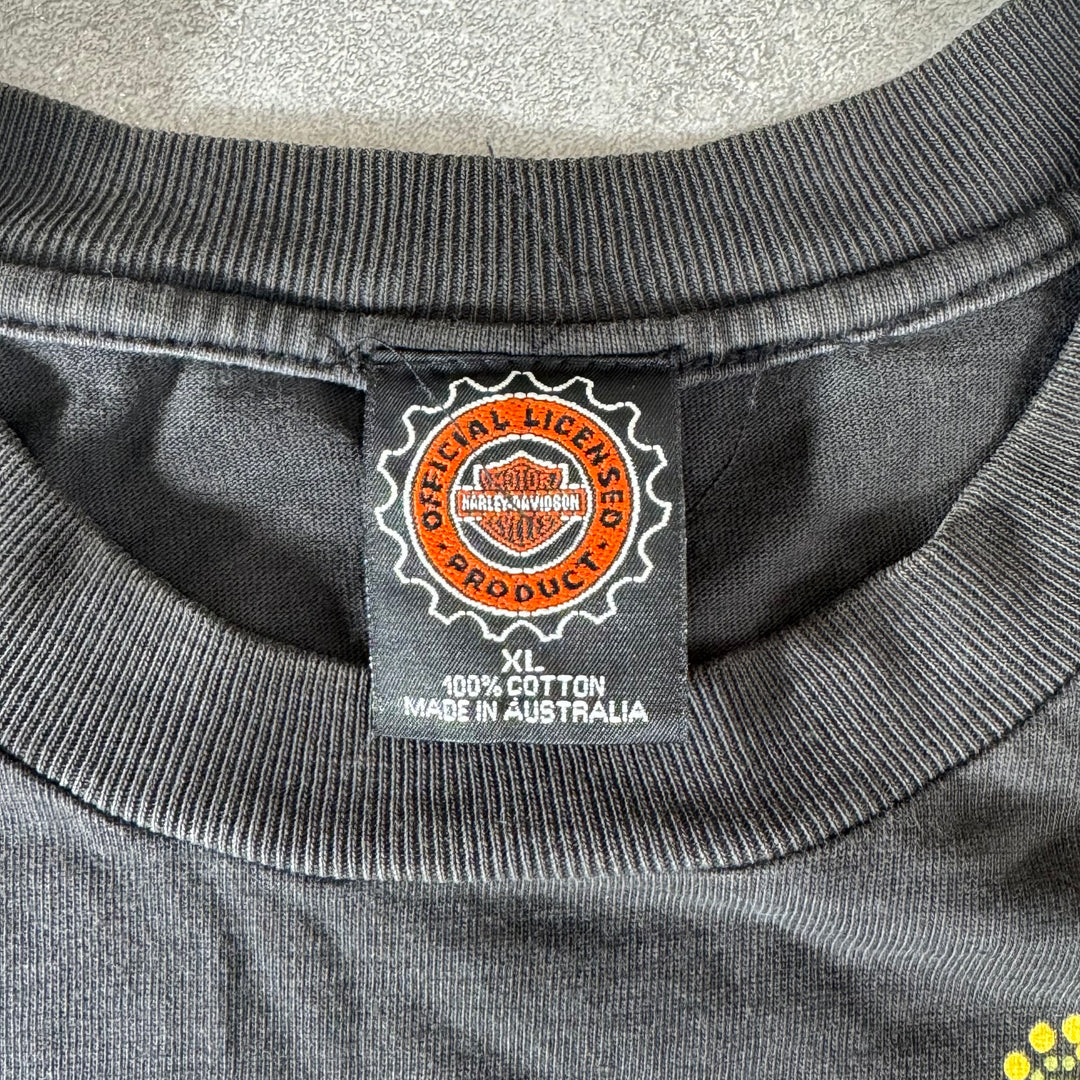 古着 90's Harley-Davidson ハーレーダビッドソン プリントTシャツ シングルステッチ サイズXL