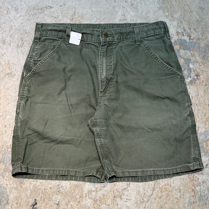 古着 Carhartt/ カーハート/ キャンバスワークショーツ/ 実寸サイズ32