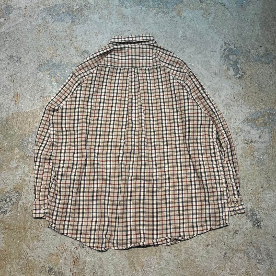 古着 carhartt/カーハート/ ボタンダウン長袖シャツ/ チェック柄/ サイズXL