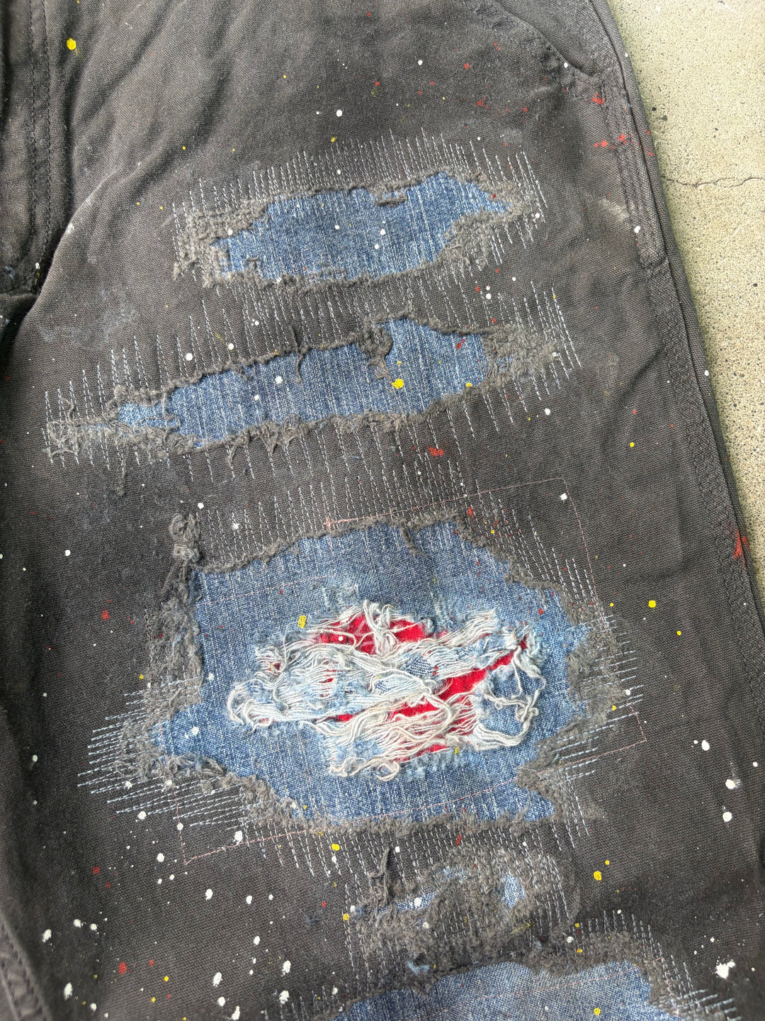 Carhartt Distressed Duck Painter Pants W38 L30