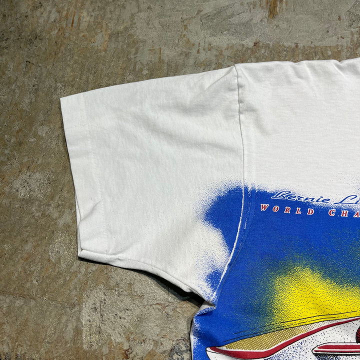 #4719 古着 93's Budweiser バドワイザー/シングルステッチ ヴィンテージ Tシャツ/企業系 /サイズL相当