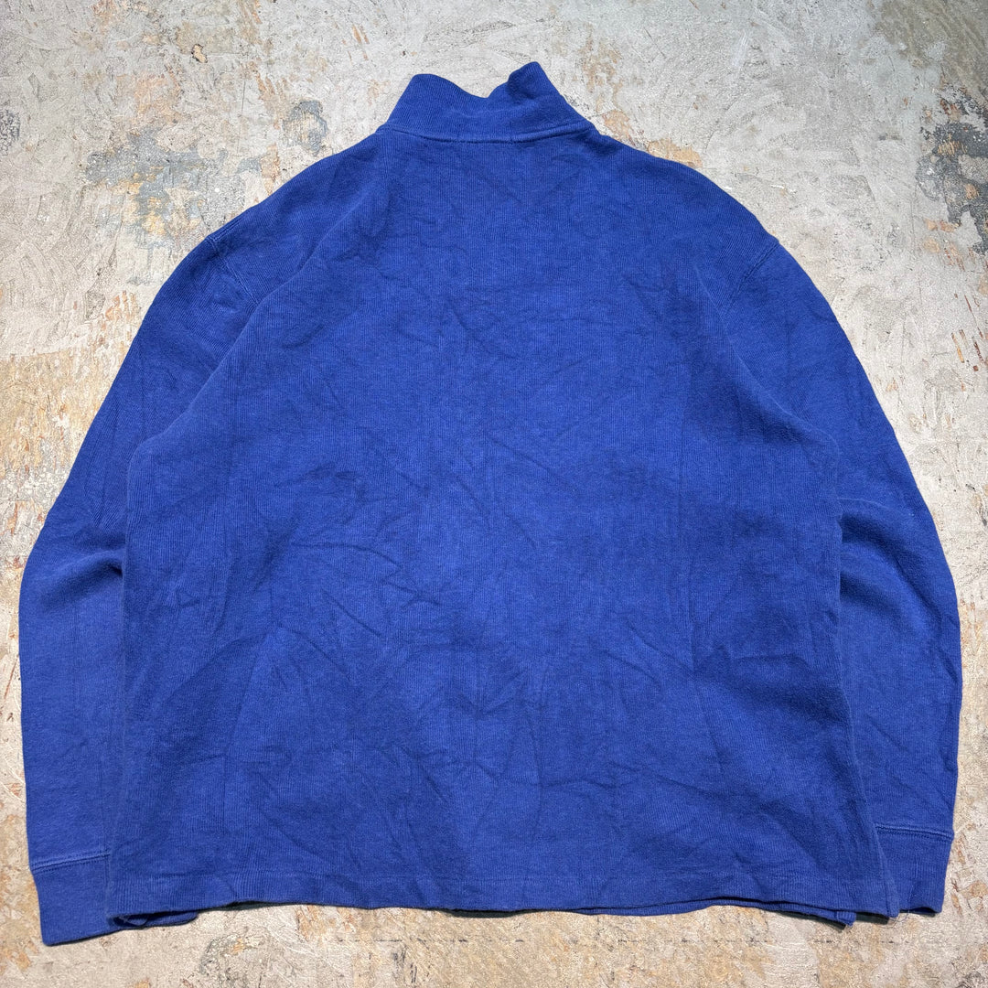 古着 POLO by Ralph Lauren/ ポロ バイ ラルフローレン/ ハーフジップニットセーター/ サイズL