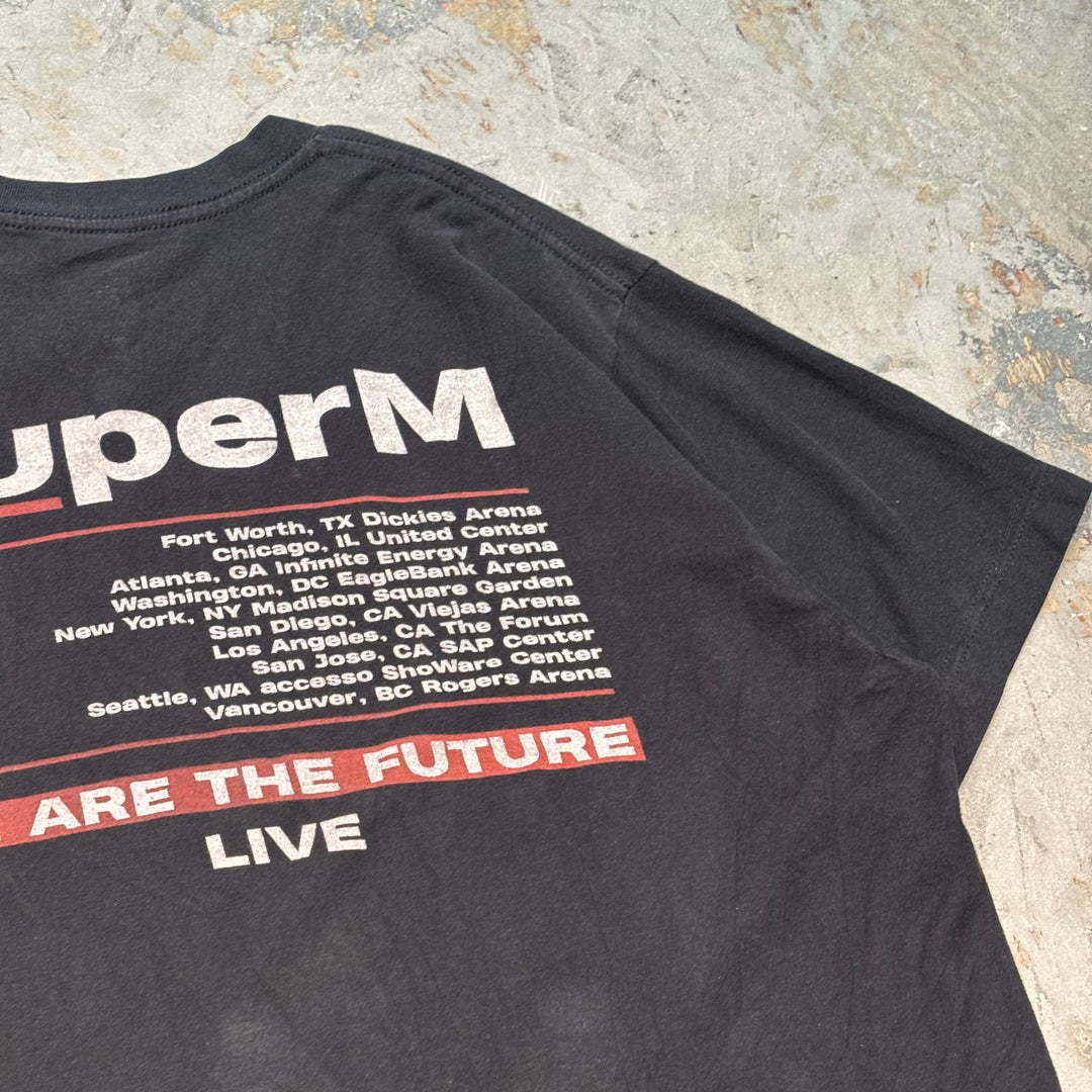 古着 SuperM/ スーパーエム/ アーティストTシャツ/ サイズL