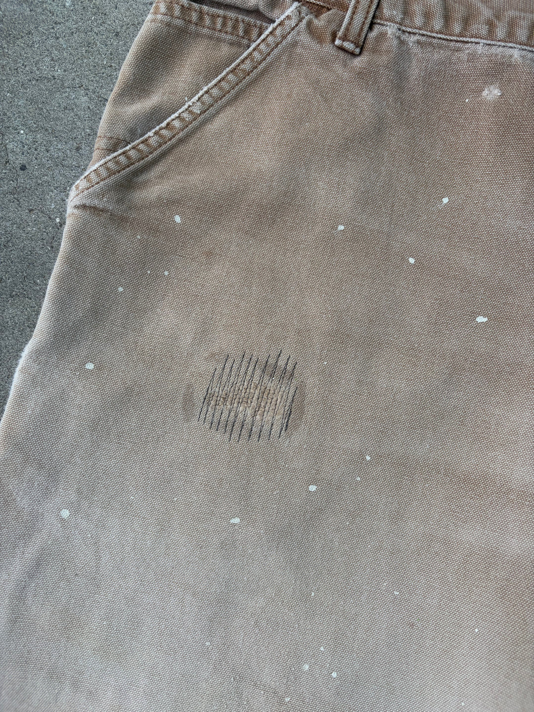 Carhartt Distressed Duck Painter Pants W37 L27