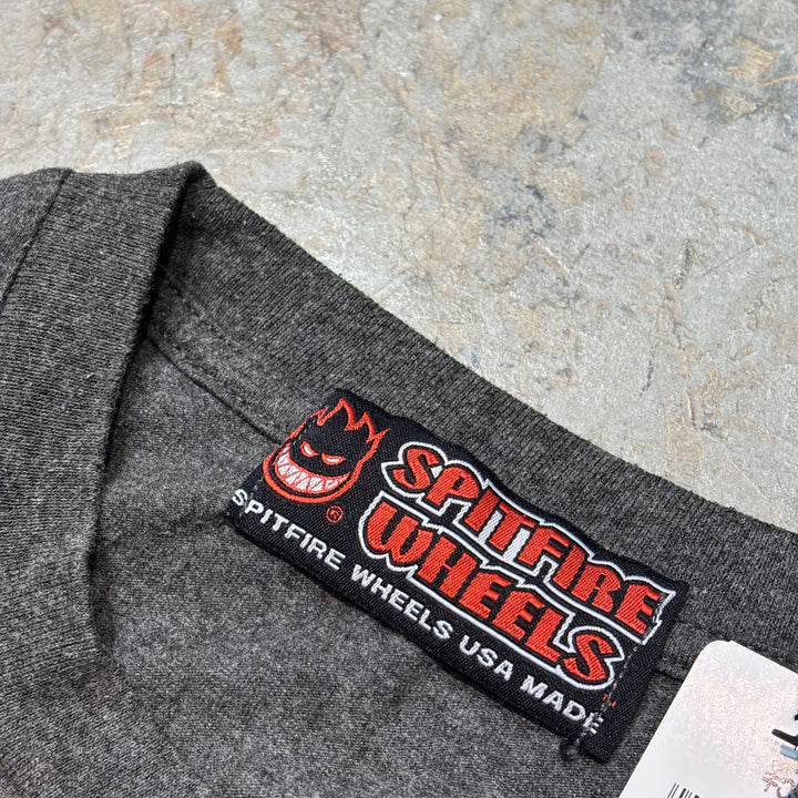 古着 USA製 SPITFIRE WHEELS/ プリントTシャツ/ サイズM相当