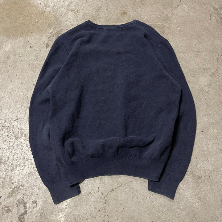 #3704古着 POLO by Ralph Lauren/ラルフローレン /PIMA Cotton knit V Neck Sweatrer/ピマコットンニット Ｖネックセーター/サイズL