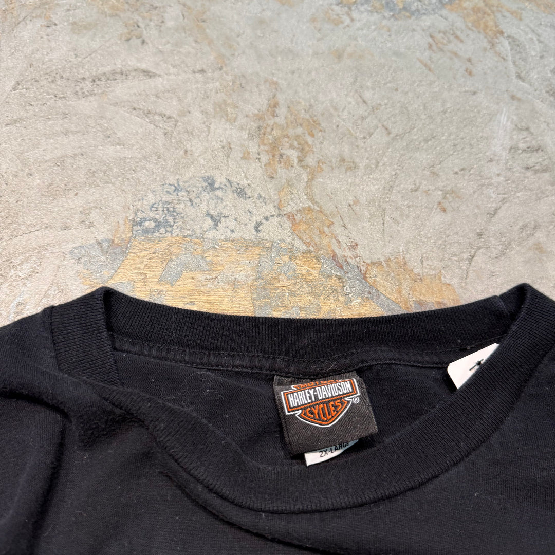 古着 USA製 Harley-Davidson/ハーレーダビッドソン/ プリントTシャツ/ サイズ2XL