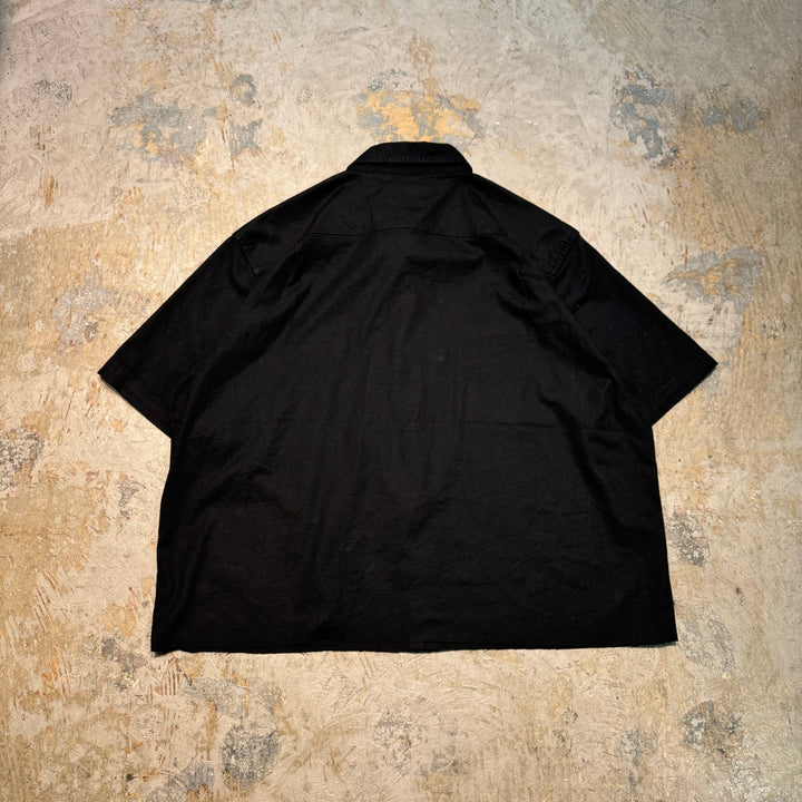 古着 carhartt/カーハート/ ボタンダウン半袖ワークシャツ/ 無地/ サイズXL
