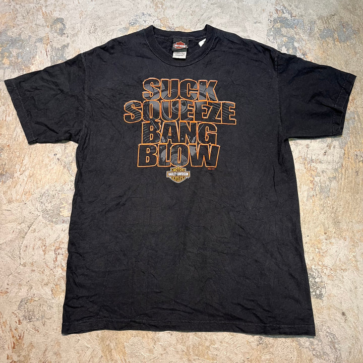 古着 USA製 Harley-Davidson/ハーレーダビッドソン/ プリントTシャツ/ サイズ