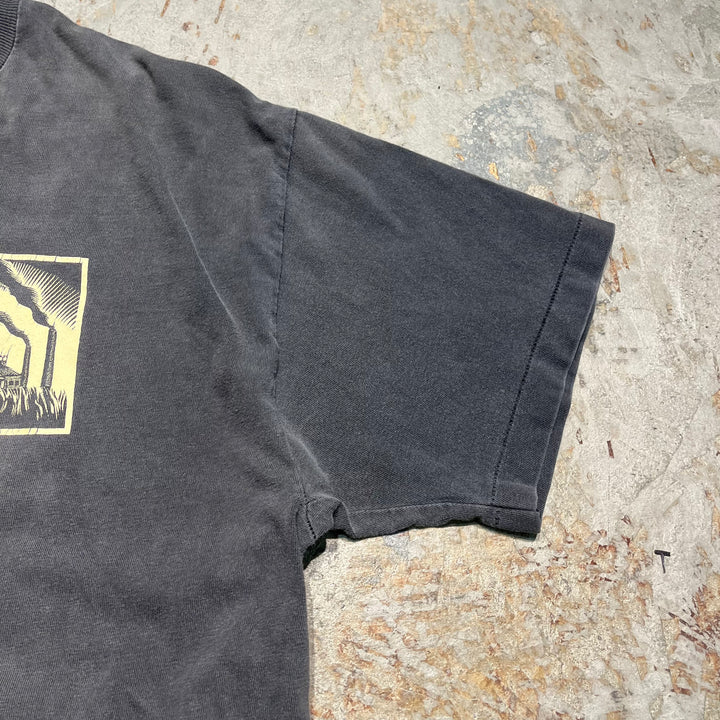 古着 90's~ ヘインズ/"plantation days"/農業/ヴィンテージ シングルステッチ プリントTシャツ/サイズL